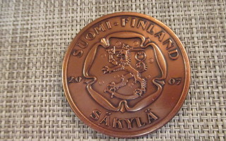 Suomi-Finland Säkylä 2007 mitali.