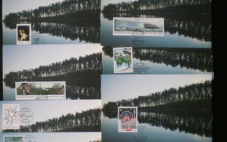 Vuoden 1995 näyttelykortit - 10 kpl