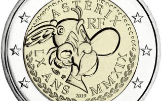 Ranska 2019 2 € Asterix 60 vuotta