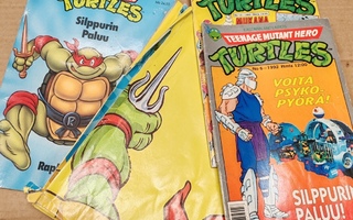 Turtles lehdet + juliste