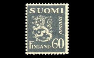 149 ** Leijona 60 p tummanharmaa (1930)