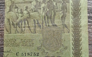500 markkaa 1922!
