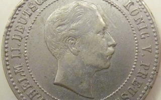 VANHA Mitali Saksan Keisarit Wilhelm-1+2 Friedrich-3 1800-l