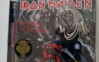 CD IRON MAIDEN - The Number of The Beast ( Sis.postikulut )