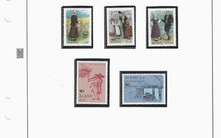 Ahvenanmaa postimerkit 1993 postituoreet