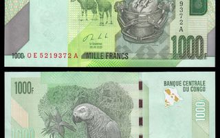 Kongo Congo Dem.Rep. 1000 Francs v.2020 UNC P-101