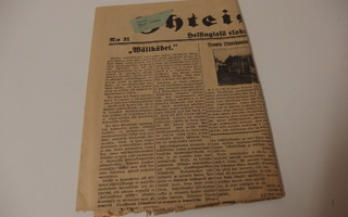 Yhteishyvä lehti n:o 31, vuodelta 1935