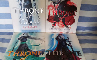 Throne of Glass First 4 Hardback Books Finnish