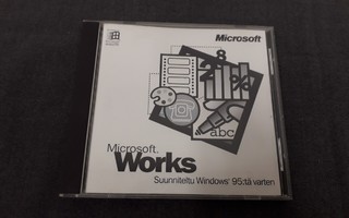 Microsoft Works 4.0, Windows 95 varten, lisenssillä (as.cd)