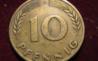 10 pfennig 1949D Länsi-Saksa -  West Germany