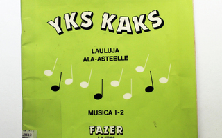 Yks kaks: lauluja ala-asteelle - Musica 1-2