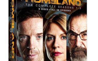 Homeland - Isänmaan puolesta kaudet 1-3 Blu-ray