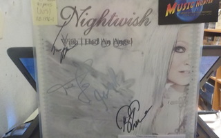 NIGHTWISH -WISH I... ORIG GER -2004 1ST PRESS 4 SIGNATURES