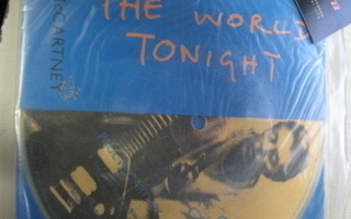 PAUL MCCARTNEY - WORLD TODAY 7'' SINGLE KUVALEVY