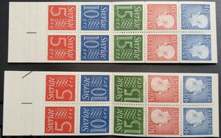 Ruotsi, postimerkkivihot v. 1966, Nrot 38 ja 39, postituore