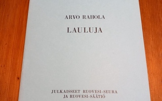 Lauluja - Arvo Rahola