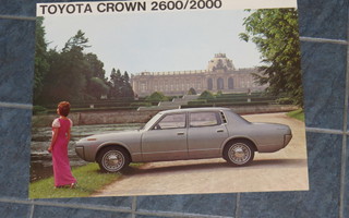 1972 Toyota Crown 2000 / 2600 esite - KUIN UUSI