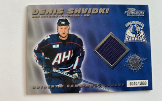 2003-04 Pacific AHL Prospects Jerseys #4 Denis Shvidki