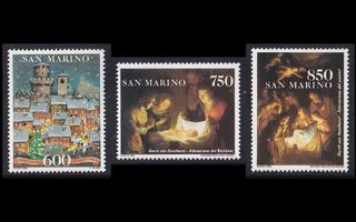 San Marino 1555-7 ** Joulu (1993)
