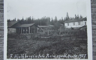PORI maal.kunta, F. Hjulhbergin talo v. 1927. Valokuva.