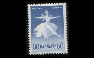 Tanska 403x ** Kööpenhamina-festifaalit X-paperi (1962)