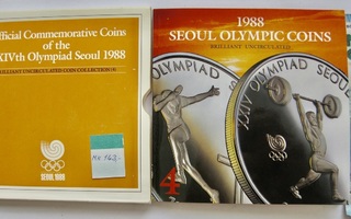 Etelä Korea Seoul 1988 Olympia Setti 1000 + 2000 won