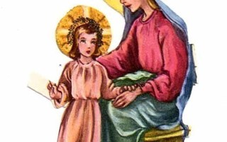 ENKELI / Äiti Maria ja Jeesus poikainen. 1950-l.