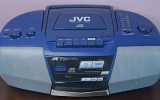 Radio/CD/C-kasettisoitin JVC