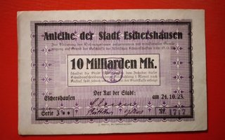 GERMANY 10 MILJARDEN MARK 1923   X-0663