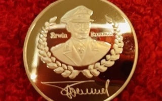 Saksa natsi hero Erwin Rommel juhlaraha Gold metal