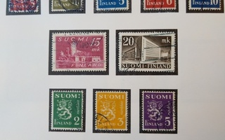 1945 Suomi postimerkki 11 kpl
