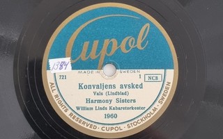 Savikiekko 1947 - Harmony Sisters - Cupol 1960