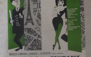 Irma La Douce - Pikku Pariisitar (1963) vanha elokuvajuliste
