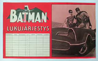 Batman-lukujärjestys vuodelta 1966