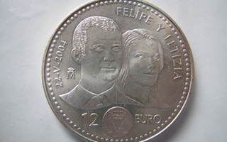Espanja 2004 - 12 eur UNC - Felipe and Letizia