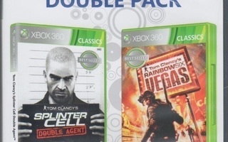 Splinter Cell Double Agent/Rainbow Six Vegas (Xbox 360 peli)