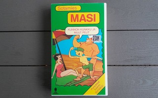 VHS: Sotamies Masi - Kunnon Kunkku Ja Muut Pelit (1989/1991?