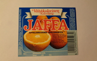 Etiketti - Lahden Vähäkalorinen Jaffa, Oy Mallasjuoma