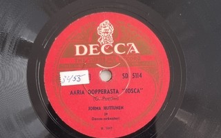 Savikiekko 1950 - Jorma Huttunen - Decca SD 5114