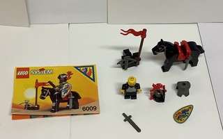 Lego castle 6009 Black Knight + ohje