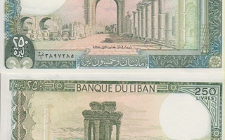 Libanoni 250 livrea 1985