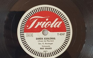 Savikiekko 1956 - Max Skalka - viulusoolo - Triola T 4247