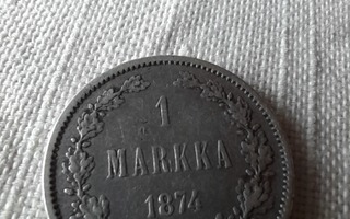 1 markka 1874