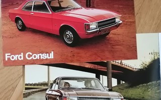 1974 Ford Consul esite - suom - KUIN UUSI - 12 sivua