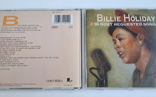 BILLIE HOLIDAY - 16 Most requested songs CD 1993