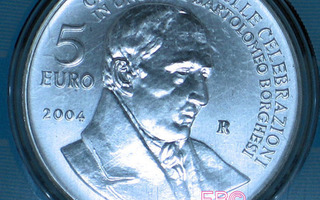 2004 SAN MARINO 5 euro : Bartolomeo Borghesi BU laatu