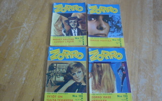 El Zorro-lehtiä;  vuosi 1971-1972 ( 5 kpl)