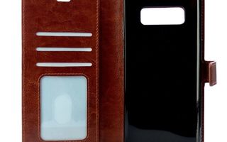 Samsung Galaxy Note 8 lompakkokotelo ruskea