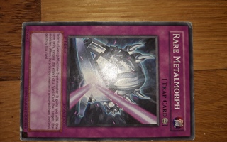 1996 Yu-Gi-Oh 1st Edition Rare Metalmorph card