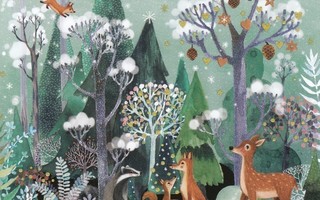 Mila Marquis: Luminen metsä (neliökortti)